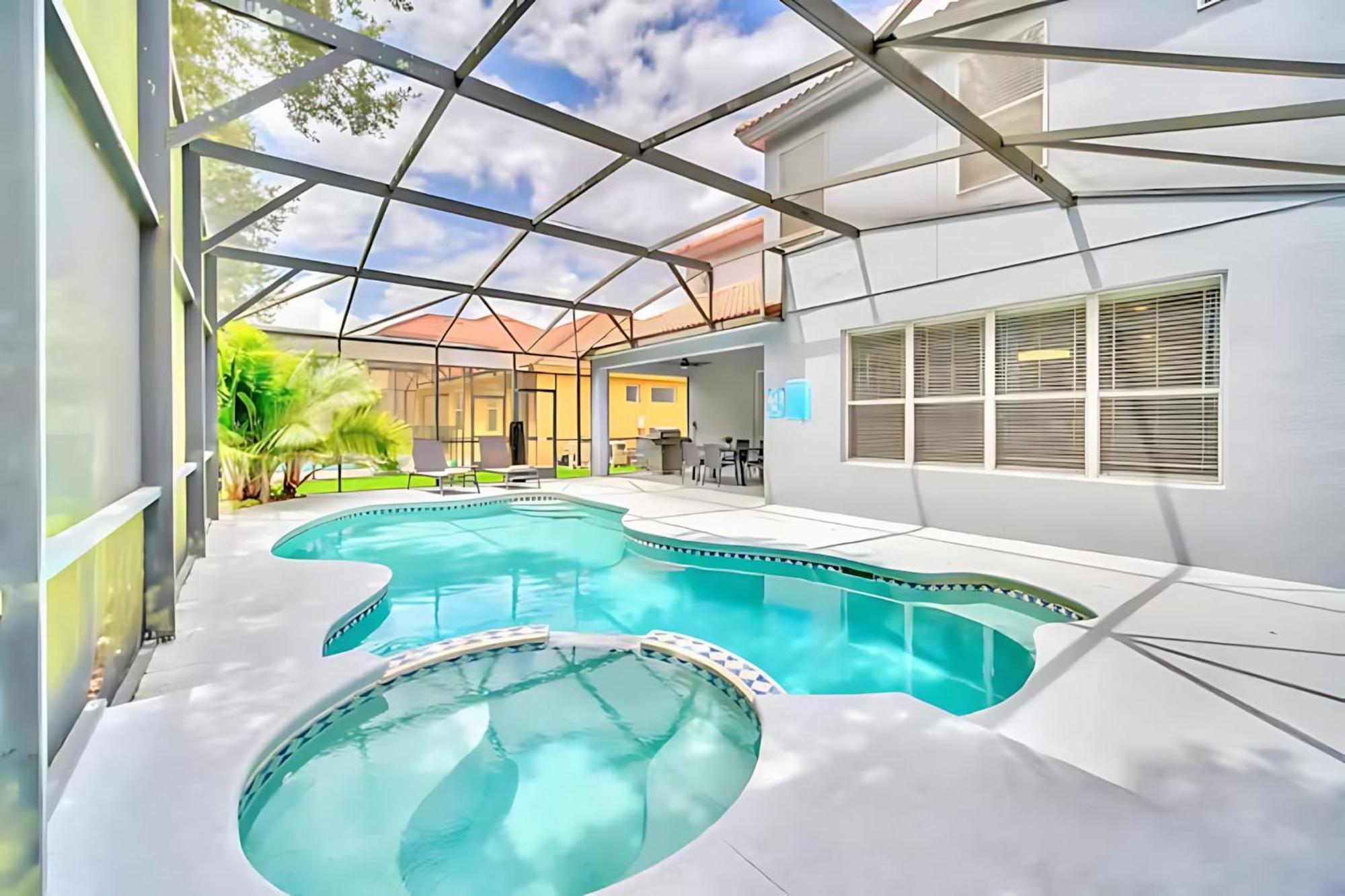 קיסימי 6Br Resort Home Near Disney - With Private Pool Hot Tub And Games Room מראה חיצוני תמונה