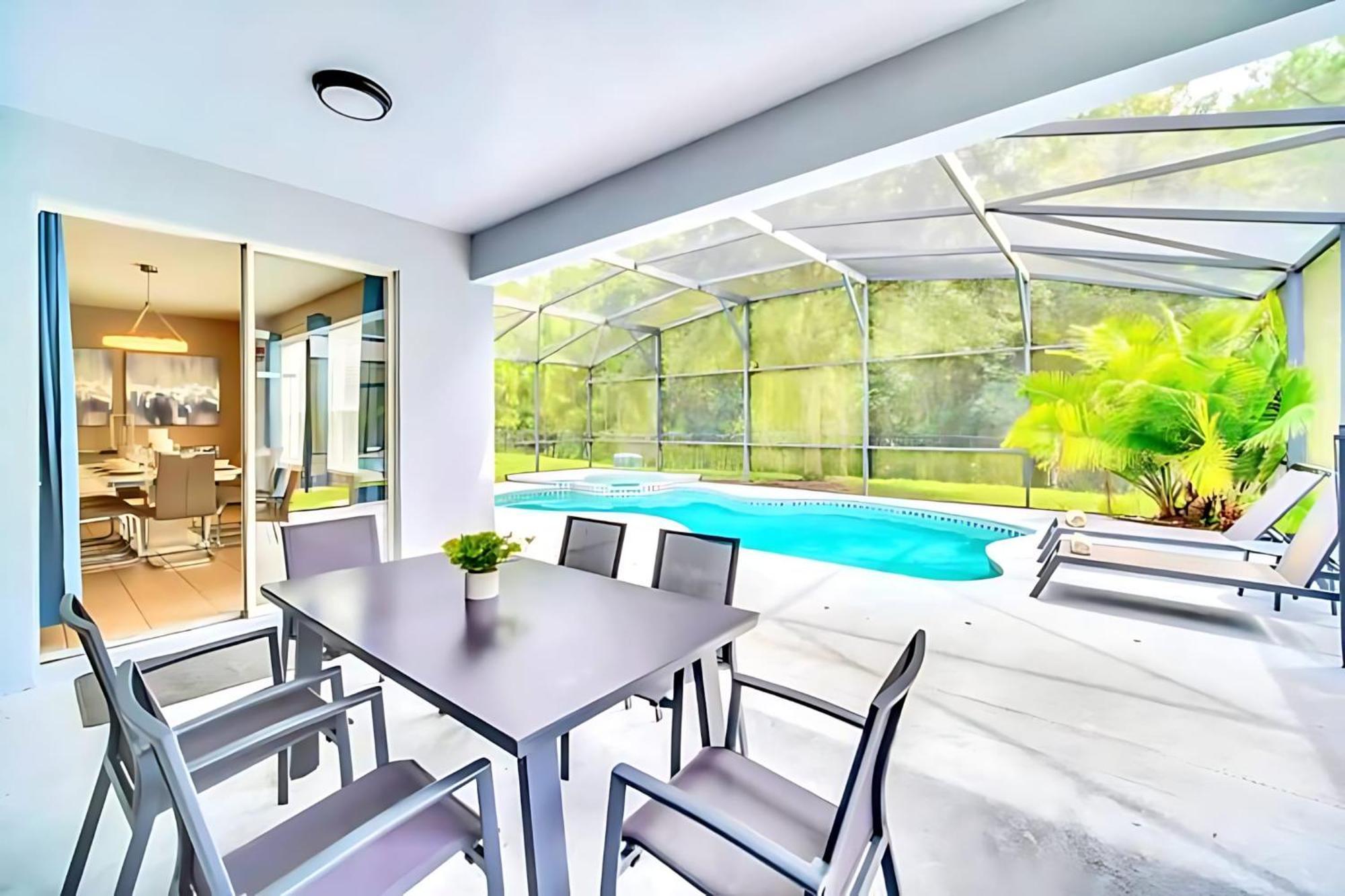 קיסימי 6Br Resort Home Near Disney - With Private Pool Hot Tub And Games Room מראה חיצוני תמונה
